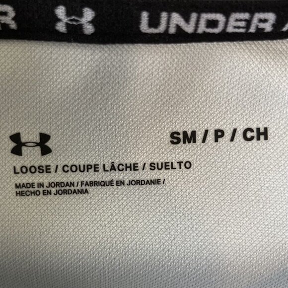 Under Armour Mens Hoodie Sweatshirt Light Gray High Neck Size Small - Picture 6 of 9